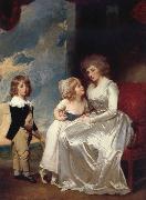 The Countess of warwick and her children, George Romney